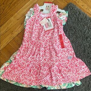 NWT Tommy Bahamas Set of Two Girl Dresses Size 6